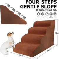 Meistverkaufte Langlebige Memory-Schaum Hundetreppe für Kleine Hunde