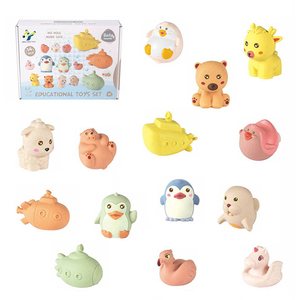 <span class=keywords><strong>Jouet</strong></span> de <span class=keywords><strong>bain</strong></span> flottant en PVC souple non perforé, <span class=keywords><strong>sous</strong></span>-<span class=keywords><strong>marin</strong></span> animal, pour l'apprentissage précoce, motif de dessin animé, MY TOYS - Product Image 1