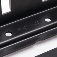 Pièces métalliques estampées sur mesure en aluminium découpées au laser, supports soudés en acier thermolaqué noir, boîtiers pour applications automobiles et industrielles