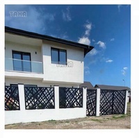 Pantalla de corte láser personalizada para vallas de Metal residencial, puertas de enrejado de jardín, hoja de aluminio