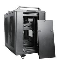 Gabinete de Carga USB de 24U y 16 Puertos, Carro de Almacenamiento para Laptops y Tablets de Metal SPCC, 600 mm de Profundidad, Certificación CE ROHS, Protección IP20, en Stock