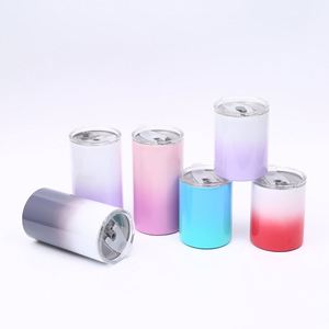 Vaso Térmico de Acero Inoxidable 304 de 14oz, Enfriador de Latas, Vaso Portátil para Helados, Botella de Agua con Aislamiento al Vacío - Product Image 2