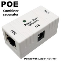 Módulo de Caja de Alimentación POE, Combinador de Puente de Red, Divisor de Alimentación para AP Inalámbrico