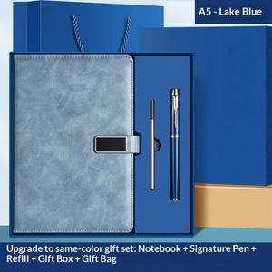 Set de Regalo Corporativo con Logotipo Personalizado OEM, Cuaderno A5 de Tapa Dura con Bolígrafo para Promoción de Marca VIP, Set de Regalo Empresarial - Product Image 4