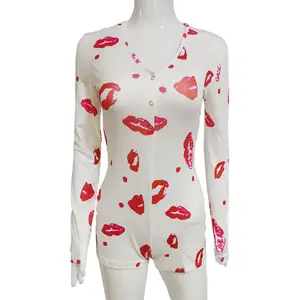 Cute onesie plus size for women onesie custom pajamas nightwear