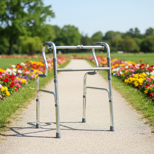 Déambulateur pliable léger en aluminium, vente en gros d'usine, <span class=keywords><strong>pour</strong></span> <span class=keywords><strong>la</strong></span> paralysie cérébrale, <span class=keywords><strong>la</strong></span> rééducation des personnes handicapées et l'assistance aux personnes âgées - Product Image 2