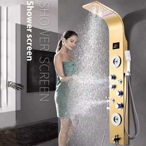 <span class=keywords><strong>2025</strong></span> <span class=keywords><strong>New</strong></span> tĩnh nhiệt vòi hoa sen Set Màn hình LED hiển thị kỹ thuật số nhiệt độ vòi hoa sen Set thép không gỉ hệ thống vòi hoa sen Set phòng tắm - Product Image 6