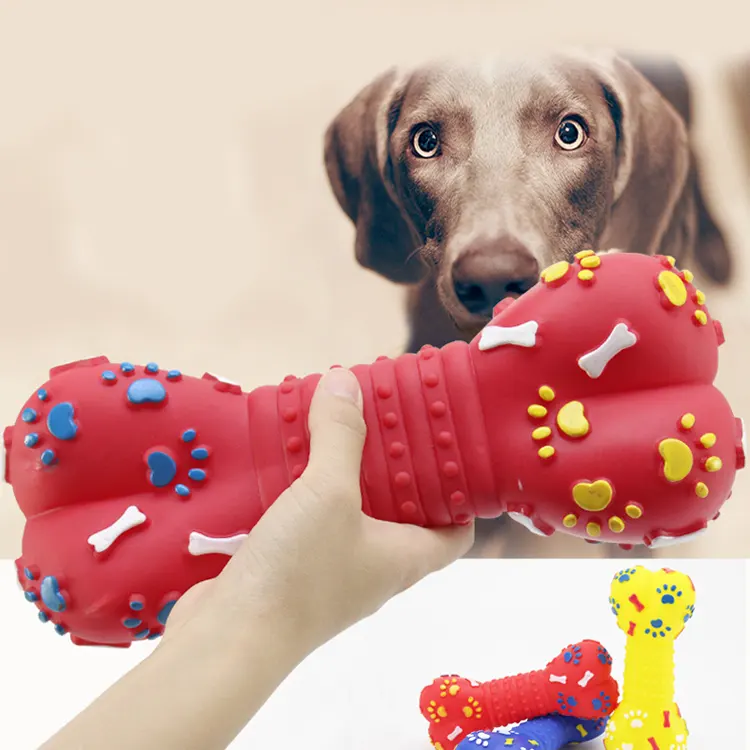 ペットのおもちゃ卸売音声音噛むきしむ創造的な骨ペットの犬のおもちゃ