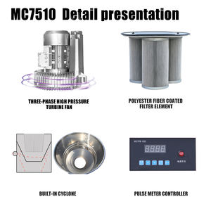 เครื่องดูดฝุ่นอุตสาหกรรม BOSHUO Pulse Automatic Blowback Heavy Duty กำลังไฟฟ้า 7500 วัตต์ 380 โวลต์ รุ่นใหม่ สำหรับดูดขี้เหล็กและเศษขยะ - Product Image 5