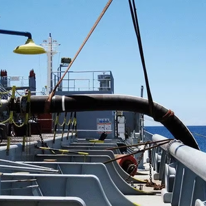 10BAR <span class=keywords><strong>Durable</strong></span> 8inch 12inch đường kính EPDM linh hoạt Nạo Vét ống cao su mặt bích End Port và tàu nước/dầu cống hút <span class=keywords><strong>Hose</strong></span> - Product Image 3