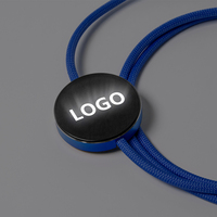 Cable USB Multifuncional con Logotipo Iluminado, Diseño Todo en Uno, Cable de Carga Rápida 4 en 1 de 3A con Logotipo LED para Regalos Promocionales