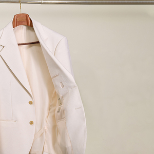 Abito da uomo in due pezzi da uomo in stile Business Casual, completo da sposa, completo da uomo, formale, di alta qualità - Product Image 4