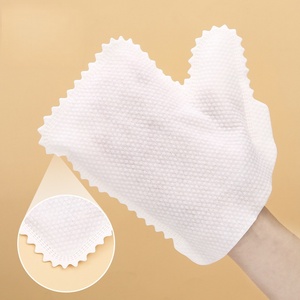 Gants et mitaines de dépoussiérage réutilisables en microfibre blanche douce, tissu artisanal double face pour essuyages et dépoussiérage - Product Image 2