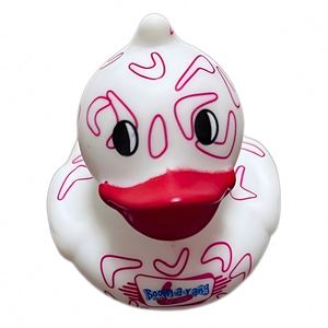 Factory Wholesale Valentine's Day Gift Little Yellow Duck Rubber <b>Bath</b> Water Play Squeeze Sound Toy - Product Image 1