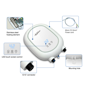 Calentador de Agua Instantáneo sin Tanque para Baño y Cocina, 5.5kW, 220V, con Pantalla LED Táctil, Temperatura Constante, Doble Salida, Certificación CE - Product Image 6