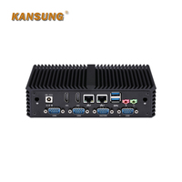 Kansung K355P Fanless 6 * Com 6 * USB Mini PC Core Broadwell I5 5200U 5th 2,2 GHz Mini computadora