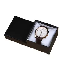 メーカー低価格ブラックレッドカスタムロゴカラーフリップトップスペシャルペーパープレミアムブランドペーパーボックス時計包装ディスプレイボックス