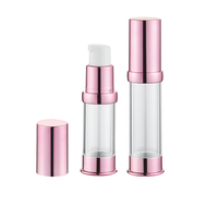 Empty 6ml 10ml Custom AS Cosmetic Toner Bottle Airless Pump Lotion Bottle