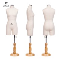 Beifuform 1/2 échelle Mini femme factice avec jambes pour vêtement école de créateurs étudiants et mannequin de couture