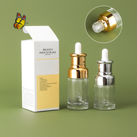 Bouteilles compte-gouttes en verre rechargeables de luxe 30ml 50ml pour parfum, à remplissage automatique, estampage or, surface claire/givrée, usage industriel, vente en gros