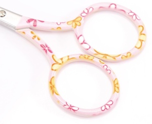 Tijeras de acero inoxidable de 3,5 pulgadas para manualidades, tijeras de belleza hechas a mano, para cortar papel, bordadas - Product Image 3