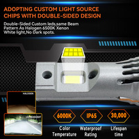 LELANPU H4 APP Control T10 Purple Mini Projector Shaped Strobe RGB Cover Q9 Car Led Headlight Light Bulbs for Bike Motorcycle