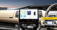 Reproductor de Audio para Auto DUDUAUTO DUDU7 A7870 AKM7739 DSP RCA 5.1 QLED Android para Nissan Serena 2016-2019 C27