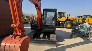 Mini-excavatrice d'occasion d'origine japonaise HITACHI Zx60, 6 tonnes, compacte, hydraulique, sur chenilles, en vente flash, meilleure qualité - Product Image 5