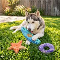 Jouet à mâcher pour chien en TPR, résistant et durable, nouveau design, pour chiens agressifs, vente en gros par le fabricant Famipet.