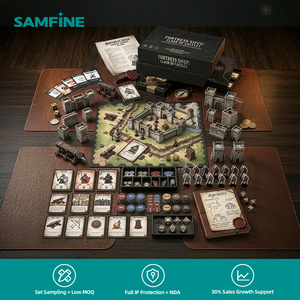 Papier couché lisse anti-rayures, livre de règles personnalisé, tapis de jeu de cartes, sac à dés, plateau de carrom, plateau de jeu de rôle Deepwood Adventures - Product Image 1