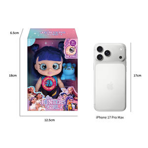 Muñeco de PVC de 7 Pulgadas con Temática Musical de Demon Hunters, Ojos 5D, 5 Articulaciones, con Música y Canción Temática, Juguete Interactivo - Product Image 3