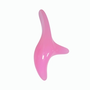 Masajeador de Acupresión con Cabeza de Pájaro de Resina Rosa, Herramienta Relajante y Calmante - Product Image 1