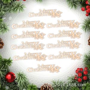 ตัวอักษรไม้คริสต์มาสขายส่ง ตัวตัดไม้แบบยังไม่เคลือบสี สำหรับงาน DIY และของตกแต่งบ้าน พร้อมบริการดรอปชิปปิ้ง - Product Image 4