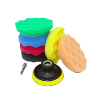 Meilleure vente, ensemble de tampons en mousse de polissage de 3 pouces DA pour les détails de voiture
