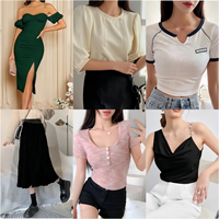 Nouvelles Robes pour Femmes Vêtements en Gros Balles de Vêtements de Marque Hauts de Robe T-shirts Vêtements en Balles