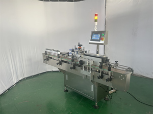 Tự động vòng nhựa thủy tinh mỹ phẩm dầu ăn rượu vang phẳng chai Sticker dán nhãn máy - Product Image 2