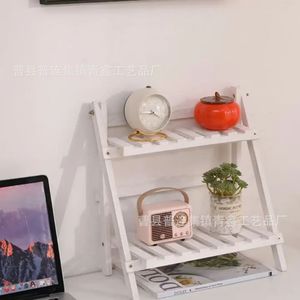 ชั้นวางปฏิทินไม้ 2 ชั้นสำหรับตกแต่งบ้านและสำนักงาน - Product Image 2