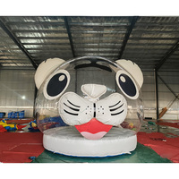 Château gonflable 3D Tigre certifié CE, nouvelle tendance, château de rebond gonflable, tentes à bulles, maison à bulles gonflable
