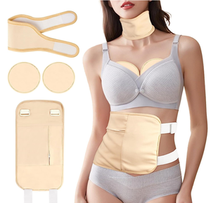 Ultimo modello di confezioni di olio di ricino confezione di olio di ricino avvolgere intorno allo stomaco confezione di olio di ricino per impacco di fegato - Product Image 1