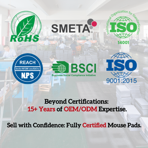 Factory Custom Logo Size Round Mousepad Funny Fruit Mouse Pad Cool Promotion Gifts Mouse Mat with Sublimation Print Stitch <b>Edges</b> - Product Image 4