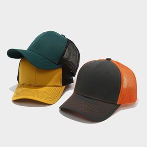 Hot Sale Blank Baseball Cap Adult 6 Panels Solid Color Trucker Caps Mesh Trucker <b>Hat</b> With Custom logo Available - Product Image 3