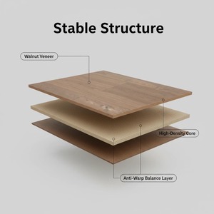 Piso de Madera de Nogal Negro de Ingeniería, Directo de Fábrica, con Entrega Rápida y Logotipo Personalizado - Product Image 3