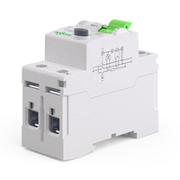 Disjoncteur différentiel RCCB RCD pour borne de recharge de véhicule électrique DC, 2P 63A 30mA Type B 10KA, montage sur rail DIN, protection contre les fuites à la terre TONGOU