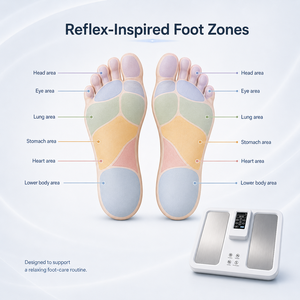 Vente en gros - Meilleure vente : Masseur de pieds enfichable P100 en acier inoxydable et plastique ABS, avec fonction chauffante et massage, respectueux de l'environnement, blanc, CE/RoHS - Product Image 6