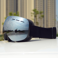 Vente en gros directe usine – Lunettes de ski anti-buée personnalisées populaires UV400 pour sports de neige – Équipement de ski d'hiver