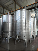 Pretty tech – équipement de fabrication de vin personnalisé, réservoir de fermentation par pompe, réservoirs de fermentation en acier inoxydable