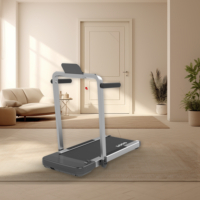 Tapis roulant électrique intelligent pliable de pointe 1,9HP vitesse 12 km/h poids maximum de l'utilisateur 100kg machine de course pour la maison