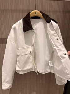 <span class=keywords><strong>Giacca</strong></span> da lavoro classica con Logo <span class=keywords><strong>a</strong></span> triangolo da <span class=keywords><strong>donna</strong></span> <span class=keywords><strong>giacca</strong></span> corta con colletto <span class=keywords><strong>in</strong></span> <span class=keywords><strong>velluto</strong></span> <span class=keywords><strong>a</strong></span> <span class=keywords><strong>coste</strong></span> Color block - Product Image 5