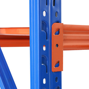 מערכת מדפים מתכווננת בצפיפות גבוהה לאחסון במחסן, מדפי פלדה לעומסים כבדים, מערכת מדפים עם כניסה מהצד, מדפי פלטפורמה עם כניסה מהצד - Product Image 3