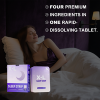 X-Labworks Bandes de dissolution de sommeil oral en vrac Effet de relaxation longue durée, Bandes de bouche de qualité alimentaire pour la vente en gros